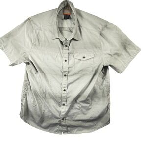 5.11 Tactical Shirt Mens XL Grey Good Short Sleeve Ripstop Button Down 71397-900